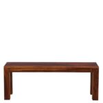 Sheesham Wood Dining Bench with Cushion Seating | Balaji Art - Image 2