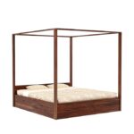 Rose Wood King Size Bed(4 Drawer Storage) Poster Bed | Balaji Art