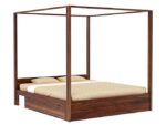 Rose Wood King Size Bed(2 Drawer Storage) Poster Bed | Balaji Art