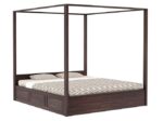 Rose Wood King Size Bed(Box Storage) Poster Bed | Balaji Art