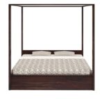 Rose Wood King Size Bed(Box Storage) Poster Bed | Balaji Art - Image 2