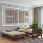 Rosewood Single Bed With Trundle | Balaji Art
