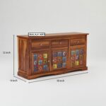 Rosewood Cabinet Storage | Balaji Art - Image 2
