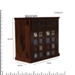 Sheesham Wood Sideboard Cabinet | Balaji Art - Image 2