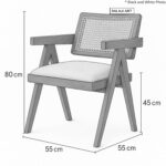 Sheesham Wood Arm Chair | Balaji Art - Image 2