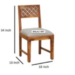 Sheesham Wood Dining Chair | Balaji Art - Image 2