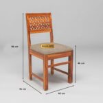 Sheesham Wood Dining Chair | Balaji Art - Image 2