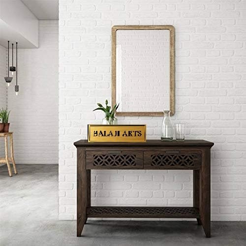 41CVC-KYBwL.jpg Sheesham Wood Console Table | Balaji Art - Image 1