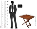 Sheesham Wood Teapoy Patio Table | Balaji Art - Image 2